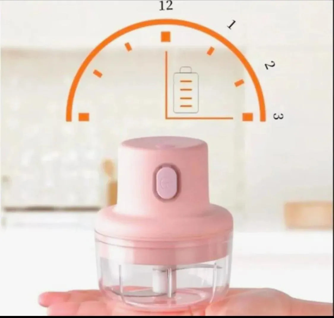 Electric mini vegetable chopper